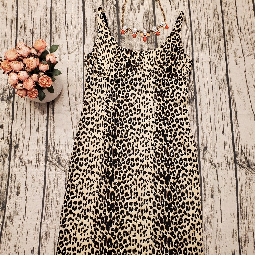 Womens Cheetah Print Dress